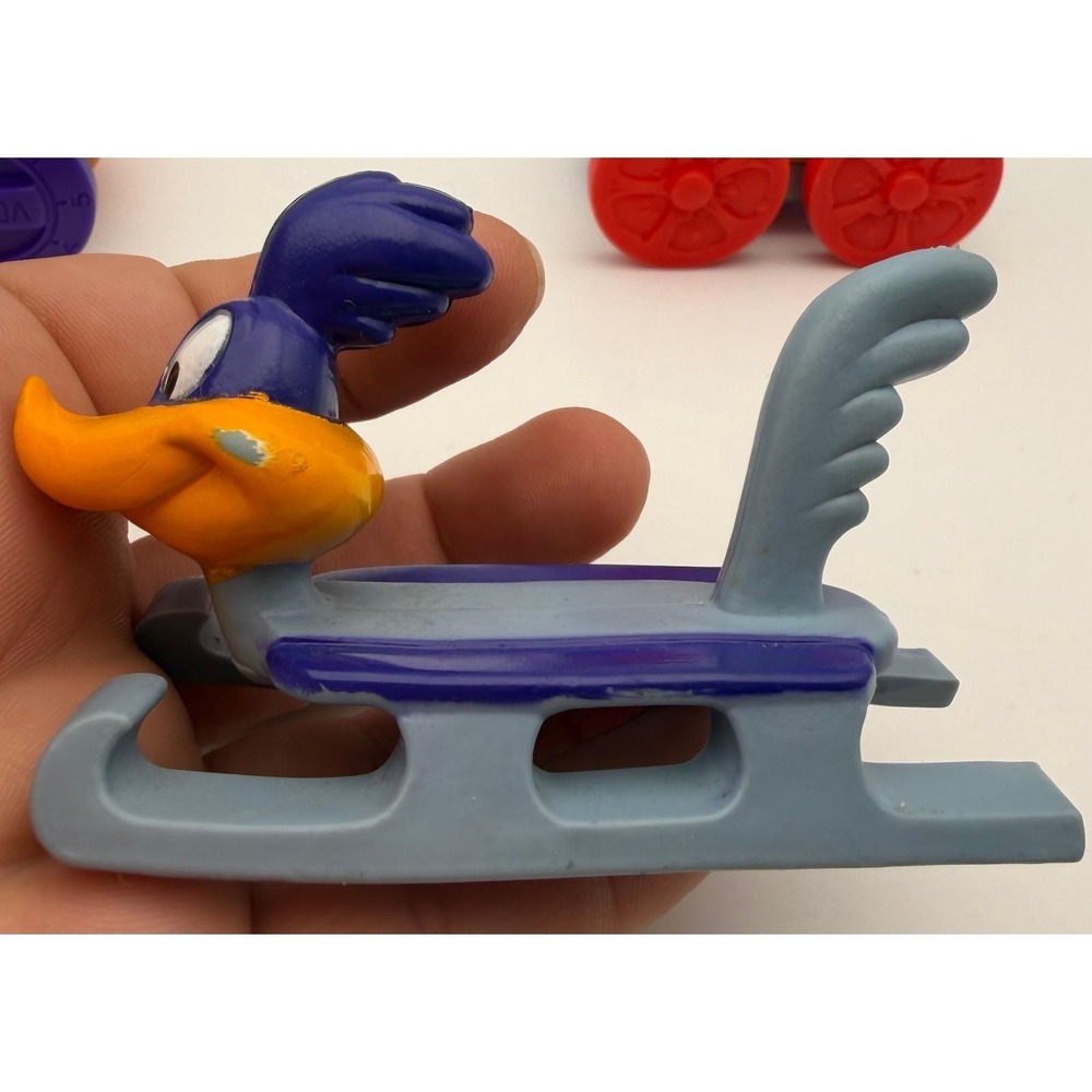 Vintage 80s 90s Toy Lot Baby Herman Tom Cat Road Runner Looney Tunes Figures - Picture 8 of 16